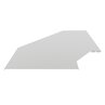 Крышка угла горизонтального лестничного 600 мм (1,2 мм) оцинкованная - рисунок 1