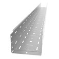Лоток перфорированный 200х150х2000 (0,8 мм) крашенный - рисунок 1