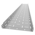 Лоток перфорированный 400х65х2500 (0,7 мм) крашенный - рисунок 1