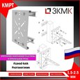 Крепление монтажной пластины к профильной трубе, оцинкованное - рисунок 3