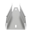 Переходник симметричный 100/50х50 оцинкованный - рисунок 1