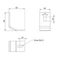 Крепление I-профиля 64x120 горячий цинк - рисунок 2