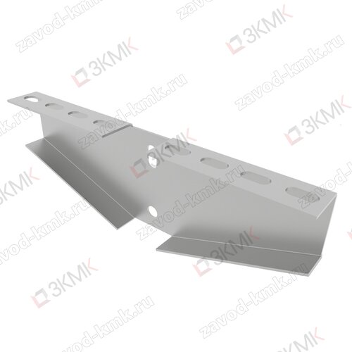 Консоль двусторонняя 100 мм для стойки потолочной 40х30 оцинкованная - рисунок 1