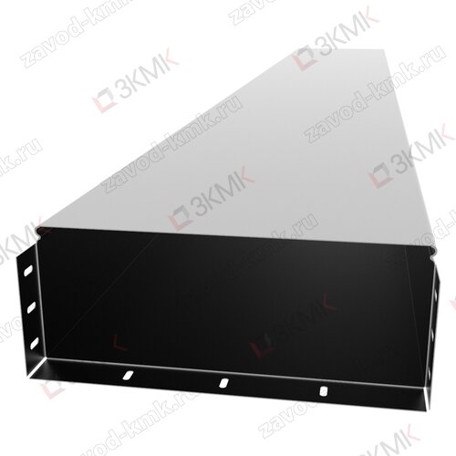 Короб прямой СП 400х150 толщина 0,7 мм длина 3м крашенный - рисунок 1