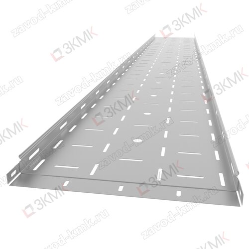 Лоток перфорированный 400х40х3000 (1,5 мм) крашенный - рисунок 1