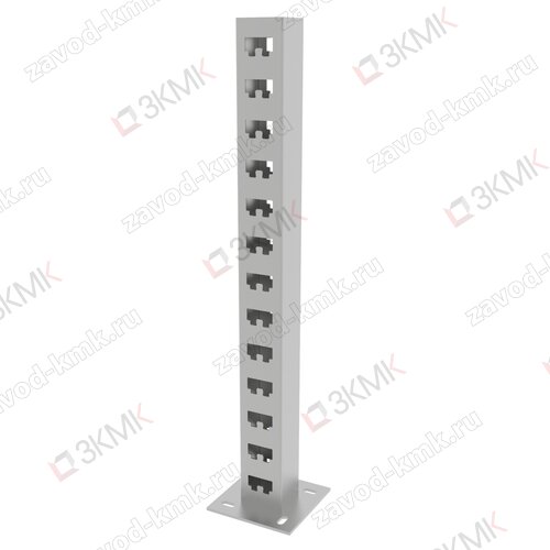 Основание одиночной стойки двустороннее L600, крашенное - рисунок 1