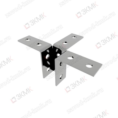 Пластина соединительная 3D MSP 219 гальваническое цинкование - рисунок 1