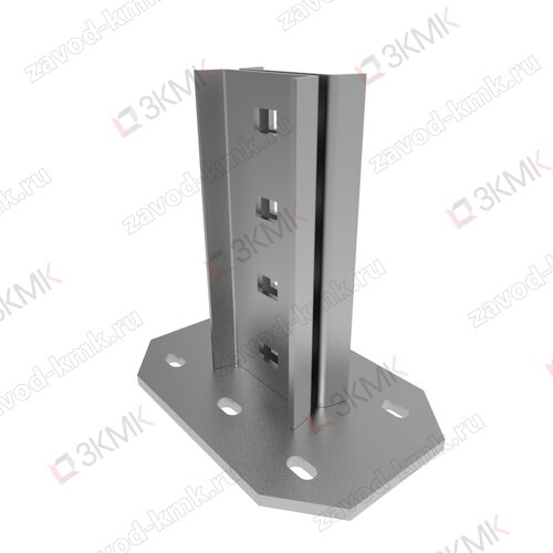 Крепление к потолку болтовое I-профиля 64x120 горячий цинк - рисунок 1