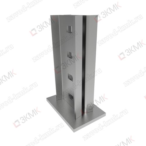 Крепление к потолку I-профиля 64x120 горячий цинк - рисунок 1