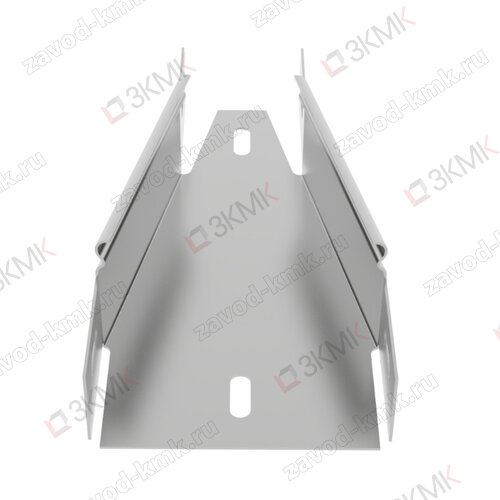 Переходник симметричный 100/50х50 оцинкованный - рисунок 1