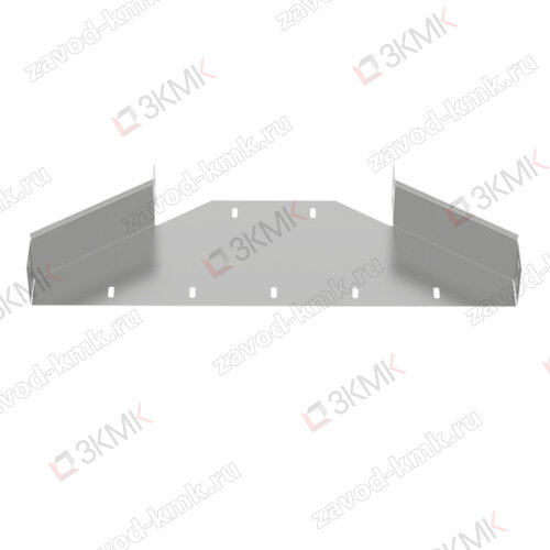 Переходник симметричный 600/300х80 оцинкованный - рисунок 1