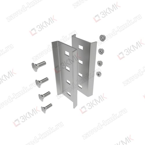 Соединитель I-профиля 64x120 горячий цинк - рисунок 1