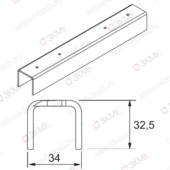 MSP 233 Канальный ввнутренний соединитель для профиля MS 4141