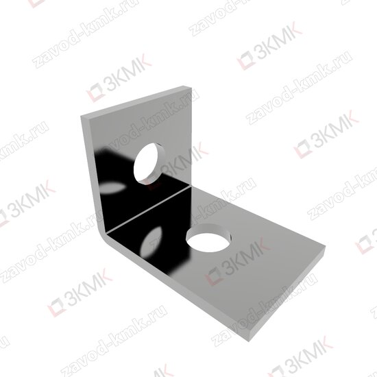 Пластина угловая 90 градусов 2 отверстия MSP 201