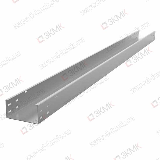 Лоток неперфорированный тяжелой серии LGT 150x80 оцинкованный