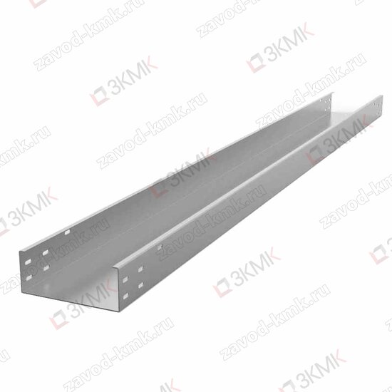 Лоток неперфорированный тяжелой серии LGT 200x80 нерж. сталь