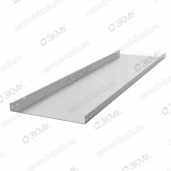 Лоток неперфорированный тяжелой серии LGT 500x80 гор.цинк