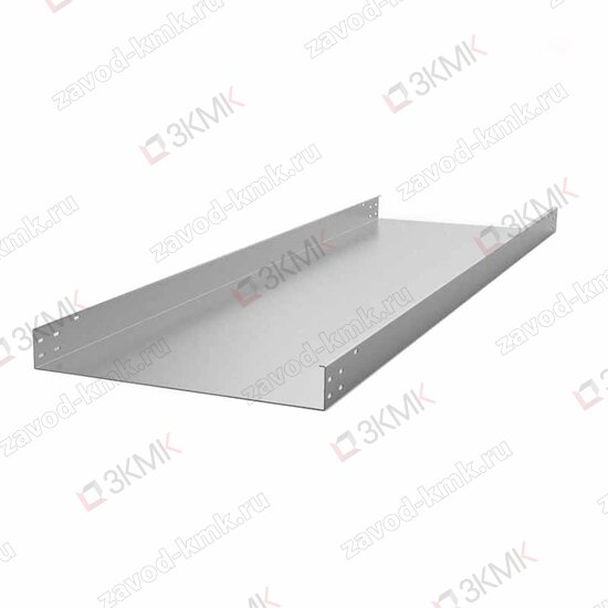 Лоток неперфорированный тяжелой серии LGT 600x80 гор.цинк