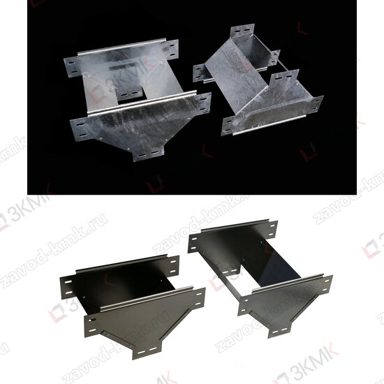 Наглядная разница Т-образных углов UTV до и после горячего цинкования/HDZ