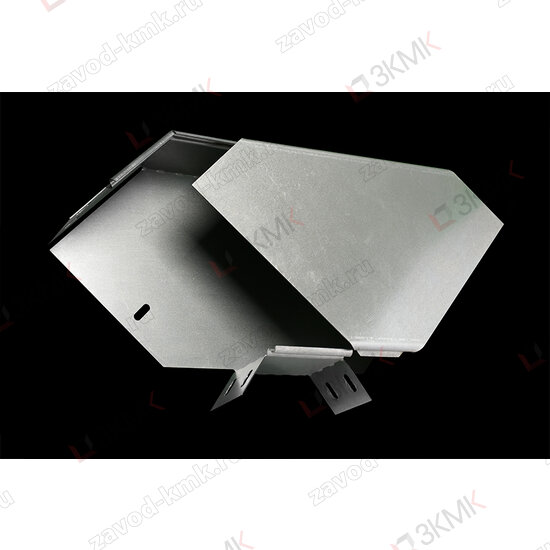 Угол горизонтальный 90 градусов UG 90 с крышкой KUG 90