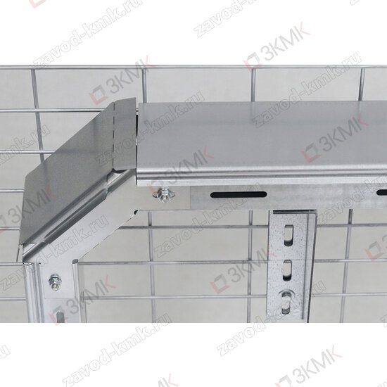 Угол верт. нар. UVN 90 с крышкой KUVN 90 - монтаж с лотками LP