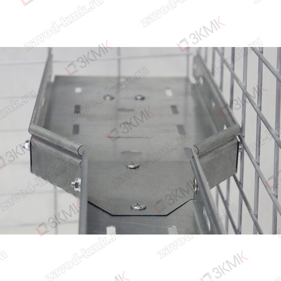 Оцинкованный симметричный переходник / пример монтажа 2