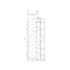Лоток перфорированный 200х100х3000 (1,5 мм) крашенный