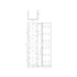 Лоток перфорированный 200х200х3000 (1,5 мм) крашенный