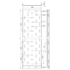 Лоток перфорированный 300х40х2500 (0,8 мм) крашенный