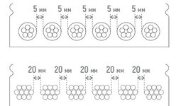 Схема укладки кабелей