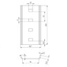 Соединитель I-профиля 64x120 горячий цинк - рисунок 2