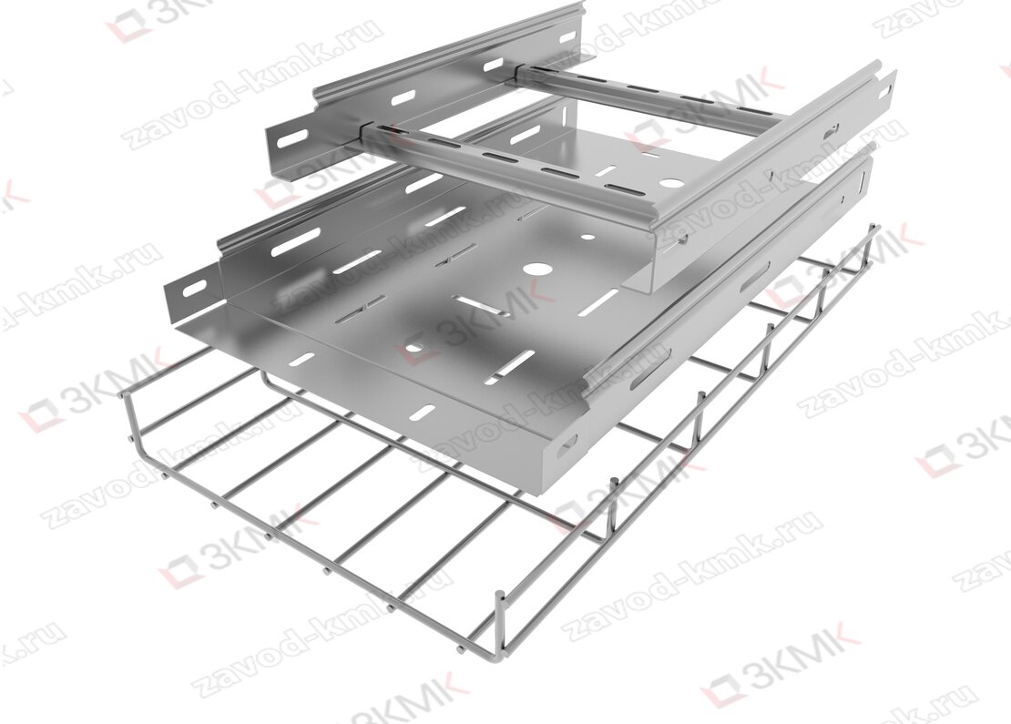 Виды кабельных лотков