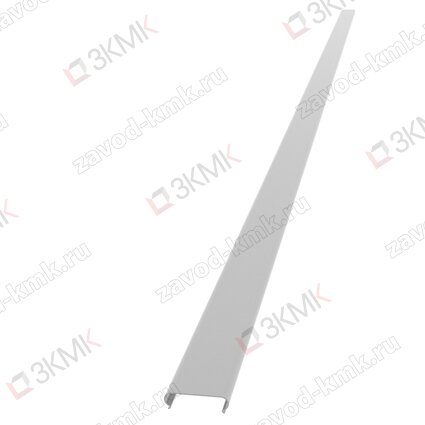 Крышка на лоток 50 мм длина 3000 мм (1,0 мм) оцинкованная   - рисунок 1
