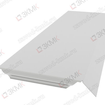 Крышка угла вертикального внешнего 90 градусов 500х80 мм (1,0 мм) оцинкованная - рисунок 1