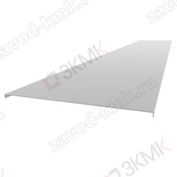 Крышка на лоток тяжелой серии 500 мм длина 2000 мм (0,7 мм) оцинкованная - рисунок 1