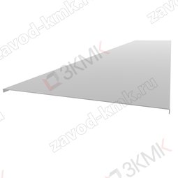 Крышка на лоток тяжелой серии 600 мм длина 3000 мм (1,2 мм) оцинкованная - рисунок 1