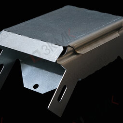 Угол UVN 90 оцинкованный с крышкой KUVN 90