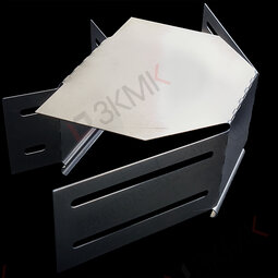 Угол горизонтальный изменяемый оцинкованный UGZ