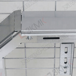 Угол верт. нар. UVN 90 с крышкой KUVN 90 - монтаж с лотками LP