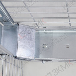 Угол верт. внутренний UVV 90 с крышкой KUVV 90 | фото с лотками LP