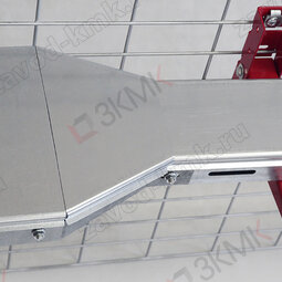 Оцинкованный симметр. переходник с крышкой KPS / монтаж